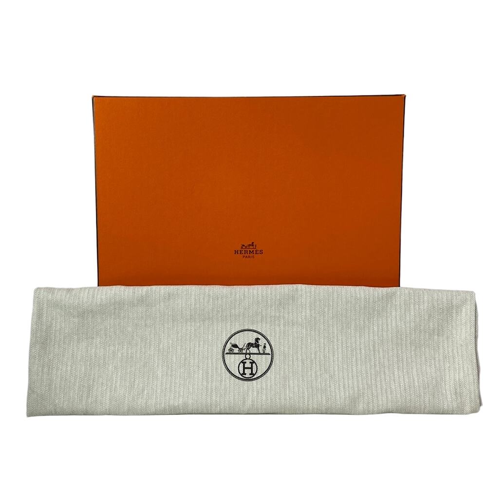 Hermès Garden Party PM Tote Bag blue aztec Vert Jade Toile Officier Veau Epsom - Picture 11 of 16